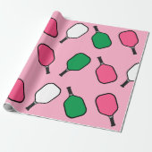 Pickleball Sporten Cadeaupapier (Uitgerold)