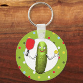 Pickleball Sporten Sleutelhanger (Achterkant)