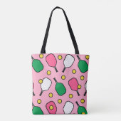 Pickleball Sporten Tote Bag (Achterkant)