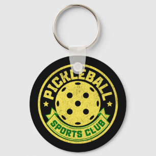 Pickleball Sports Club Pickleball Gezegde Sleutelhanger