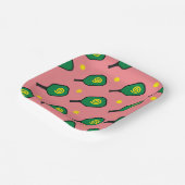 Pickleball Sports Party Papieren Bordje (Gebogen)