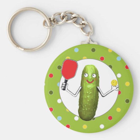 Pickleball Sports Sleutelhanger (Voorkant)