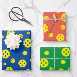 Pickleball-sportthema's voor het verpakken van pap inpakpapier vel