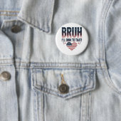 Pickleball Spreuk Bruh Pickleball Speler Ronde Button 5,7 Cm (In situ)