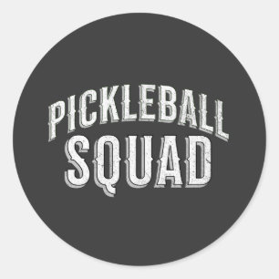 Pickleball Squad Team Toernooi Ronde Sticker