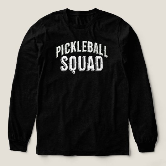 Pickleball Squad Team Toernooi Tri-Blend Shirt (Voorkant)