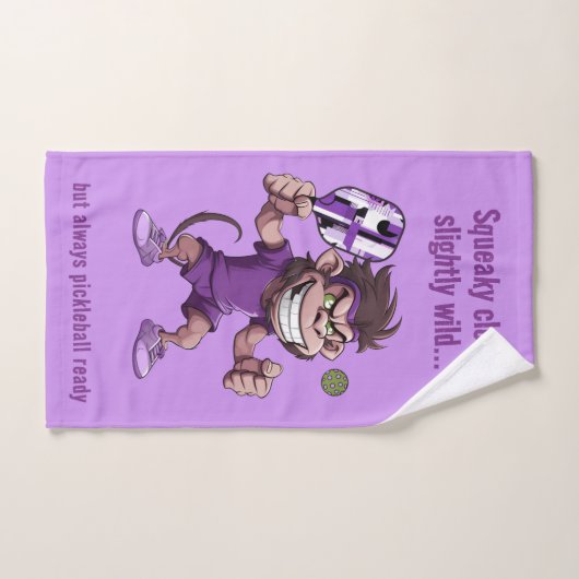 Pickleball SQUEAKY CLEAN, SLIGHTLY WILD Handdoek (Handdoek)