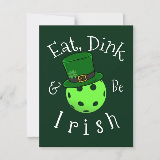 Pickleball St Patricks Day (Voorkant)