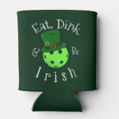 Pickleball St Patricks Day Blikjeskoeler (Achterkant)