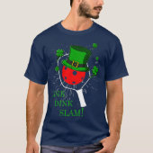 Pickleball St Patricks Day Leprechaun Dink T-shirt (Voorkant)