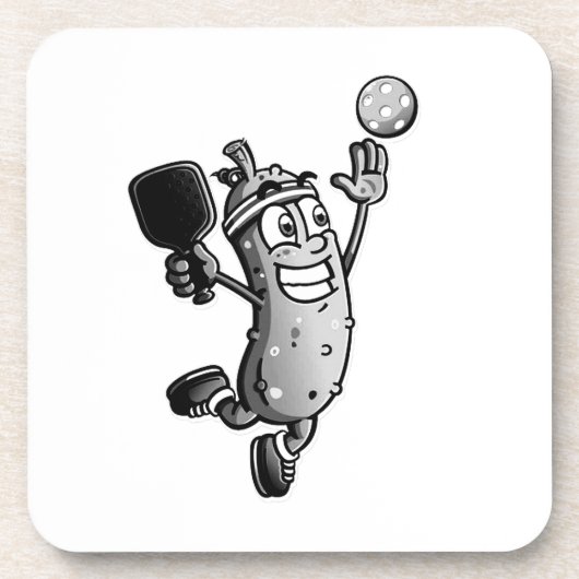 Pickleball Star Bier Onderzetter (Voorkant)