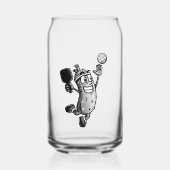 Pickleball Star Blikvorm Glas (Voorkant)