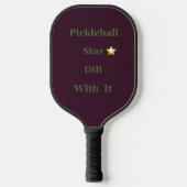 Pickleball Star ⭐️ Dill ermee Pickleball Paddle (Voorkant)