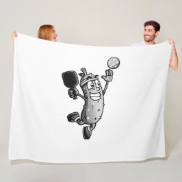 Pickleball Star Fleece Deken