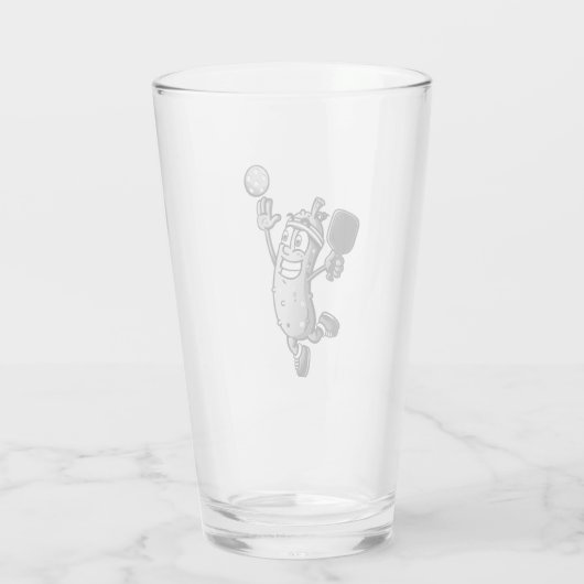 Pickleball Star Glas (Achterkant)