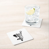 Pickleball Star Kartonnen Onderzetters (Insitu)