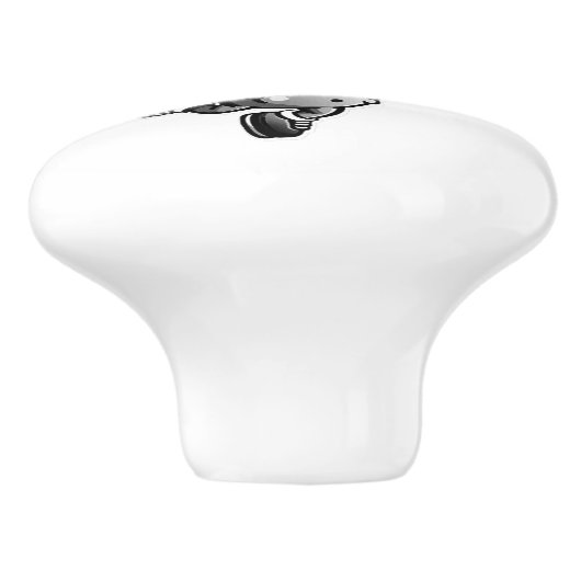 Pickleball Star Keramische Knop (Zijkant)