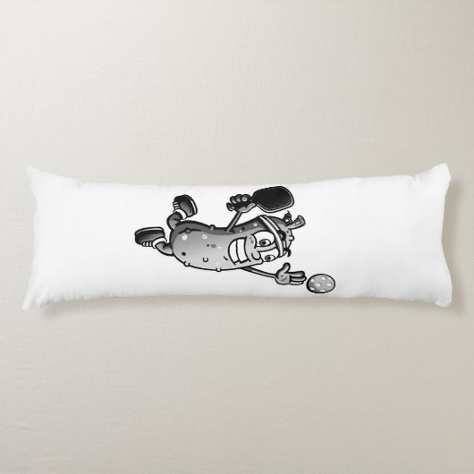 Pickleball Star Lichaamskussen (Voorkant)