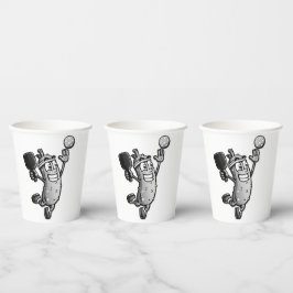 Pickleball Star Papieren Bekers