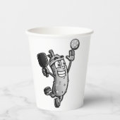 Pickleball Star Papieren Bekers (Voorkant)