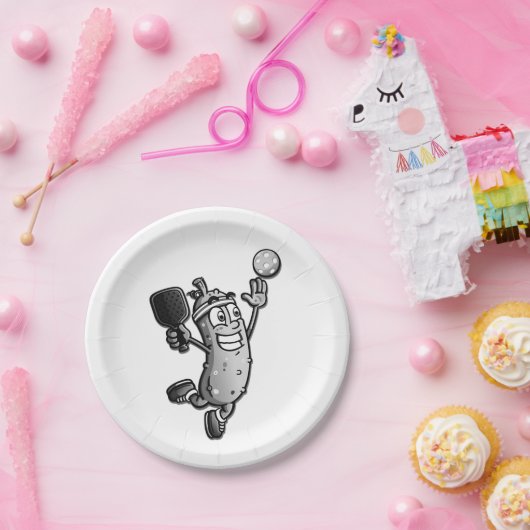 Pickleball Star Papieren Bordje (Feest)