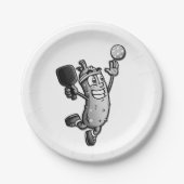 Pickleball Star Papieren Bordje (Voorkant)