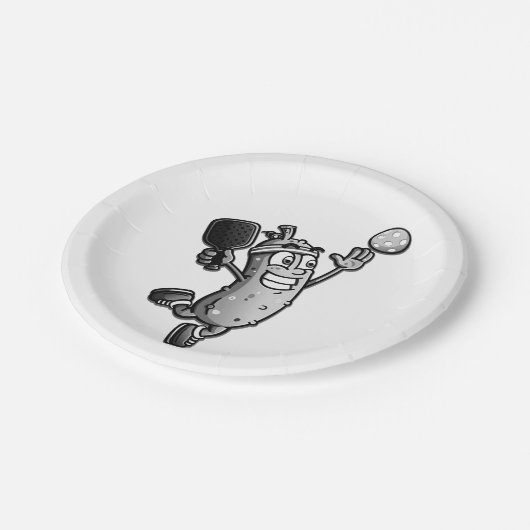 Pickleball Star Papieren Bordje (Gekanteld)