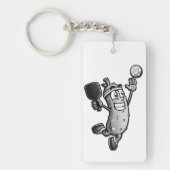Pickleball Star Sleutelhanger (Voorkant)