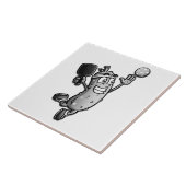 Pickleball Star Tegeltje (Zijkant)