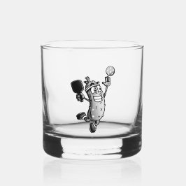 Pickleball Star Whisky Glas