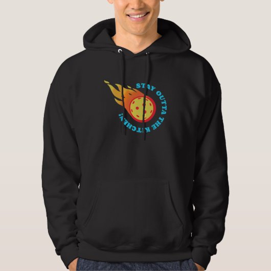 Pickleball Stay Outta The Kitchen Team Pickle Bal Hoodie (Voorkant)