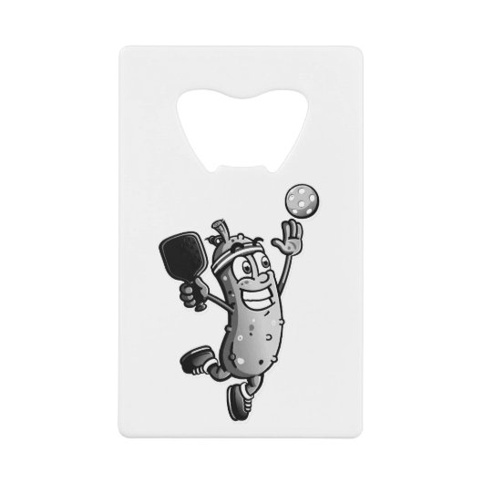 Pickleball Ster Creditkaart Flessenopener (Voorkant)
