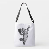 Pickleball Ster Crossbody Tas (Achterkant)