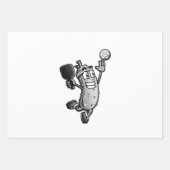Pickleball Ster Inpakpapier Vel (Voorkant 3)