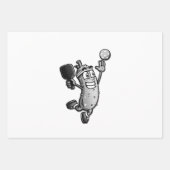 Pickleball Ster Inpakpapier Vel (Voorkant)