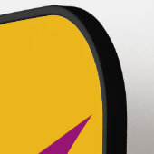 Pickleball Ster Paarse & Roze Paddle (Links Detail)