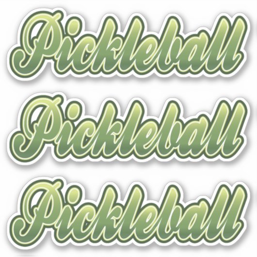 Pickleball Sticker (Voorkant)