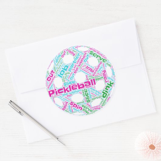 Pickleball Sticker (Envelop)