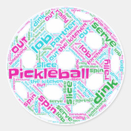 Pickleball Sticker