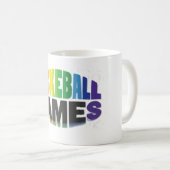 Pickleball-sticker Koffiemok (Voorkant rechts)