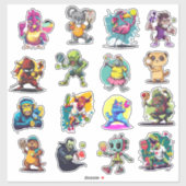 Pickleball Sticker sheet (Vel)