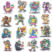 Pickleball Sticker sheet (Voorkant)