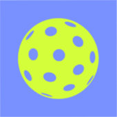 Pickleball sticker voor alles! (Voorkant)