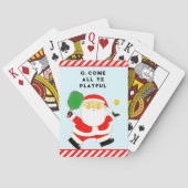 Pickleball Stocking Stuffers Pokerkaarten (Achterkant)