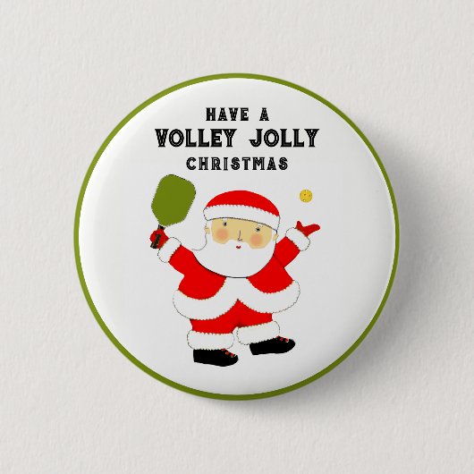 Pickleball Stocking Stuffers Ronde Button 5,7 Cm (Voorkant)