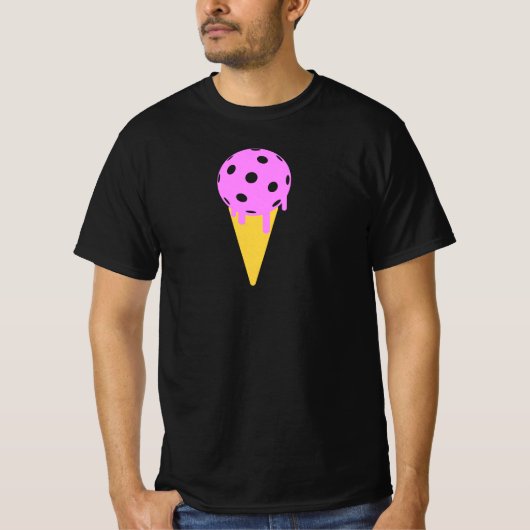 PickleBall Summer Ice Cone T-Shirt (Voorkant)