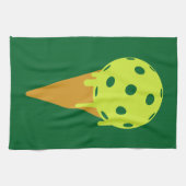 Pickleball Summer Ice Cream Cone Sports Towel Theedoek (Horizontaal)