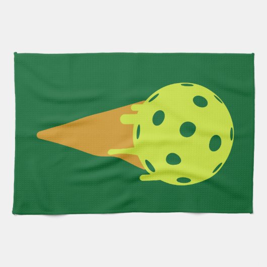 Pickleball Summer Ice Cream Cone Sports Towel Theedoek (Horizontaal)