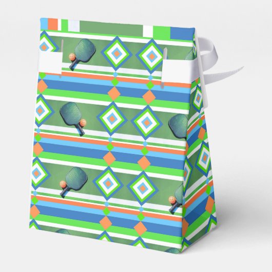 Pickleball Summer, Pickleball Party Persoonlijk Bedankdoosjes (Achterkant)