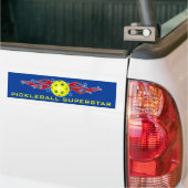 Pickleball Superstar-Bumpersticker Bumpersticker (Op Truck)